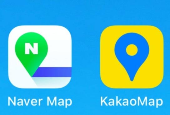 korea kakao map vs naver map