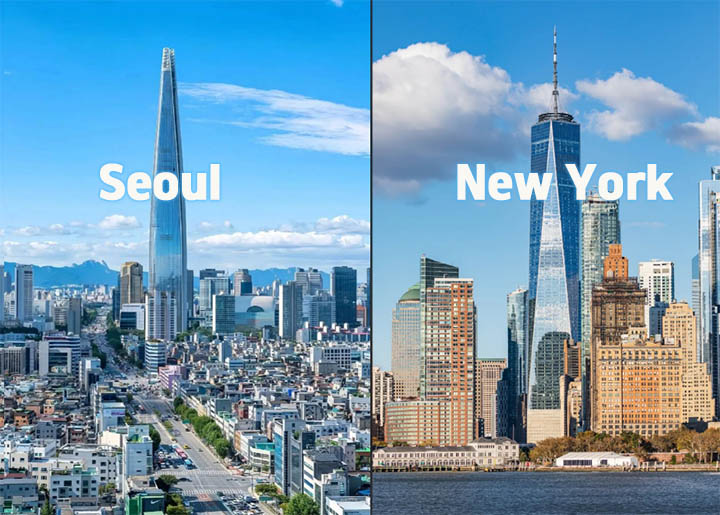 seoul vs new york