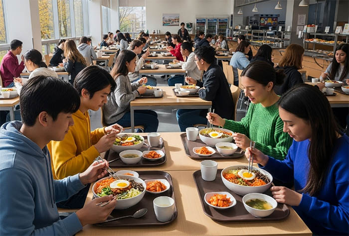 campus meal cost korea