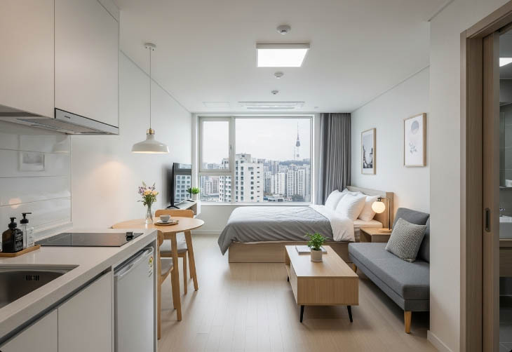 finding a room korea