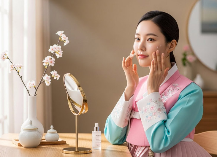 korean skincare routine combination skin
